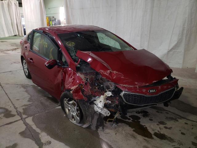 KIA FORTE LX 2015 with VIN KNAFX4A68F5337122 - Photo from auction