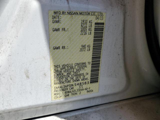 Photo 10 from auction – 2013 NISSAN ALTIMA 2.5 with VIN 1N4AL3AP5DN548583