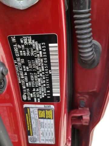 Photo 10 from auction – 2015 KIA SORENTO LX with VIN 5XYKTCA65FG636453
