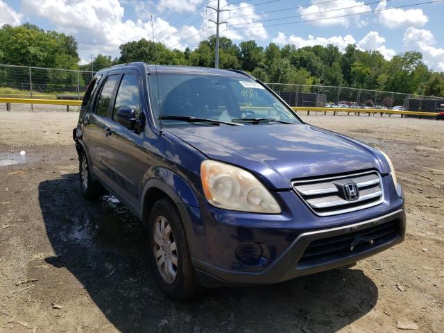 HONDA CR-V EX 2006 with VIN JHLRD78846C010748 - Photo from auction