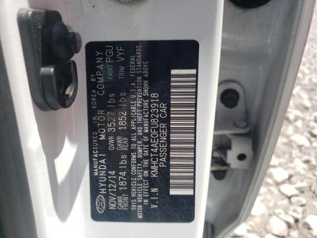 Photo 10 from auction – 2015 HYUNDAI ACCENT GLS with VIN KMHCT4AE0FU823918