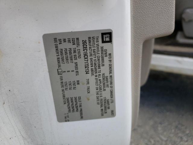 Photo 10 from auction – 2007 CHEVROLET SILVERADO with VIN 2GCEC19CX71732134