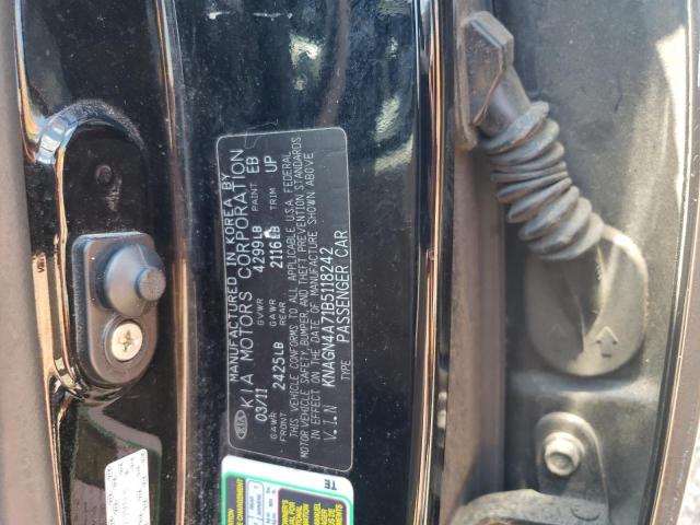 Photo 10 from auction – 2011 KIA OPTIMA EX with VIN KNAGN4A71B5118242