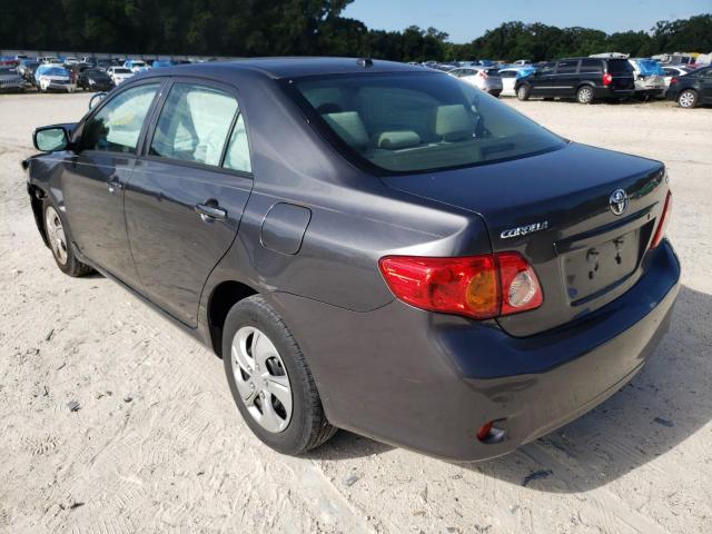 Photo 3 from auction – 2009 TOYOTA COROLLA BA with VIN JTDBL40E699062143