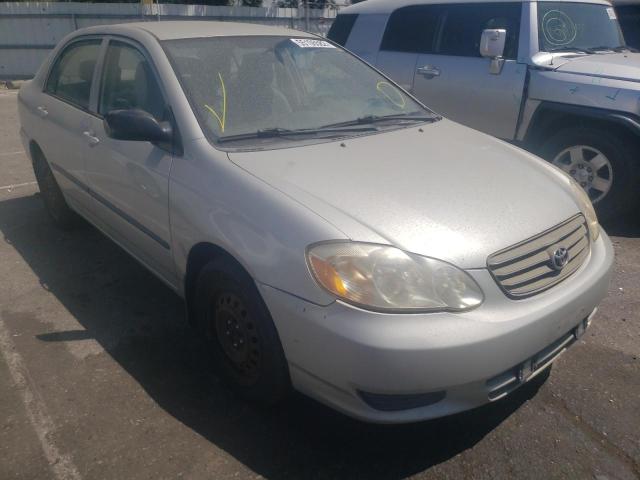 TOYOTA COROLLA CE 2004 with VIN 2T1BR32E14C249380 - Photo from auction