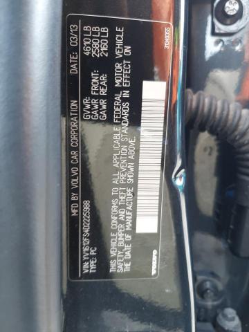 Photo 10 from auction – 2013 VOLVO S60 T5 with VIN YV1612FS4D2225988