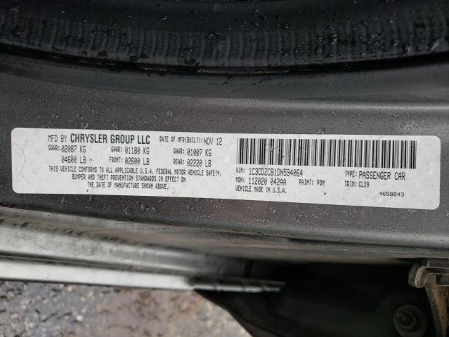 Photo 10 from auction – 2013 DODGE AVENGER SX with VIN 1C3CDZCB1DN594064