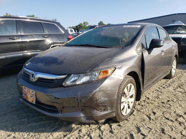 Photo 2 from auction – 2012 HONDA CIVIC LX with VIN 2HGFB2F54CH504393
