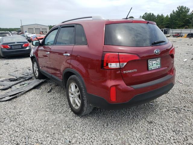 Photo 3 from auction – 2015 KIA SORENTO LX with VIN 5XYKTDA72FG639468