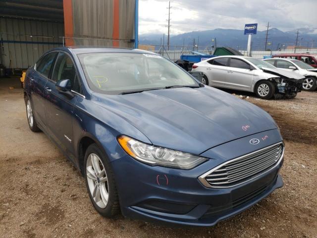 Photo 1 from auction – 2018 FORD FUSION SE with VIN 3FA6P0LU0JR131229