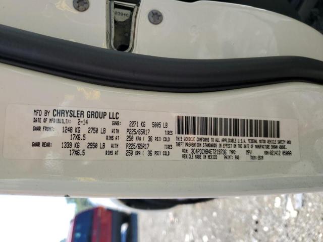 Photo 10 from auction – 2014 DODGE JOURNEY SE with VIN 3C4PDCAB4ET219736