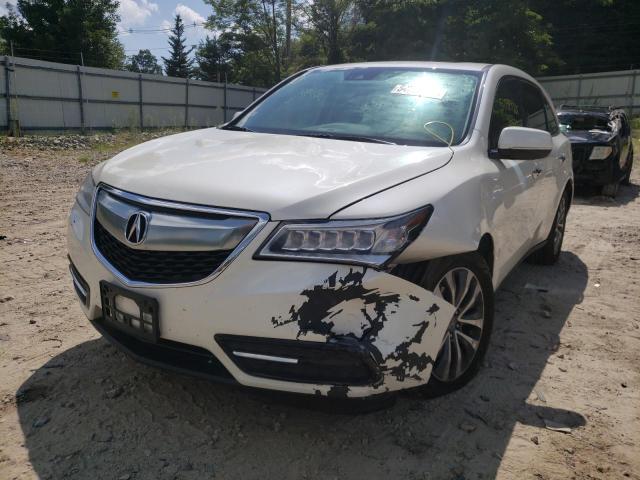 Photo 2 from auction – 2016 ACURA MDX TECHNO with VIN 5FRYD4H45GB035083