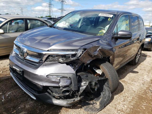 Photo 2 from auction – 2021 HONDA PILOT EX with VIN 5FNYF5H38MB019478