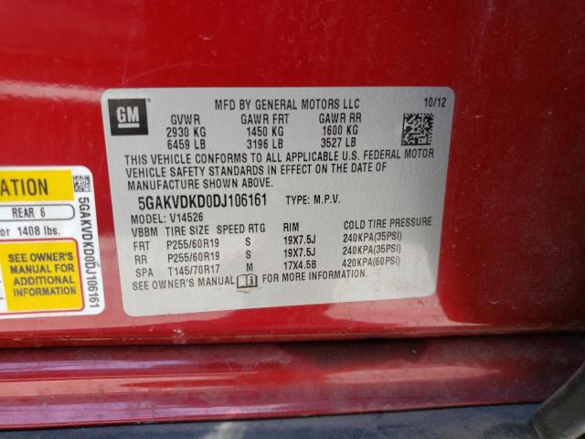 Photo 10 from auction – 2013 BUICK ENCLAVE with VIN 5GAKVDKD0DJ106161