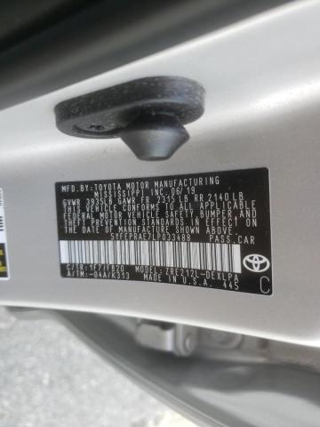 Photo 10 from auction – 2020 TOYOTA COROLLA LE with VIN 5YFEPRAE7LP033488