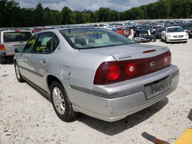 Photo 3 from auction – 2002 CHEVROLET IMPALA with VIN 2G1WF55E329290021