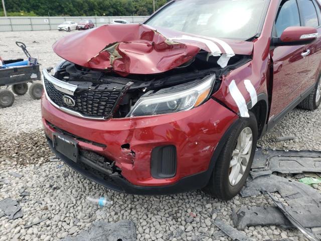 Photo 9 from auction – 2015 KIA SORENTO LX with VIN 5XYKTDA72FG639468