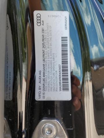 Foto 10 de la subasta – 2015 AUDI A5 PREMIUM con VIN WAUMFAFR0FA053437