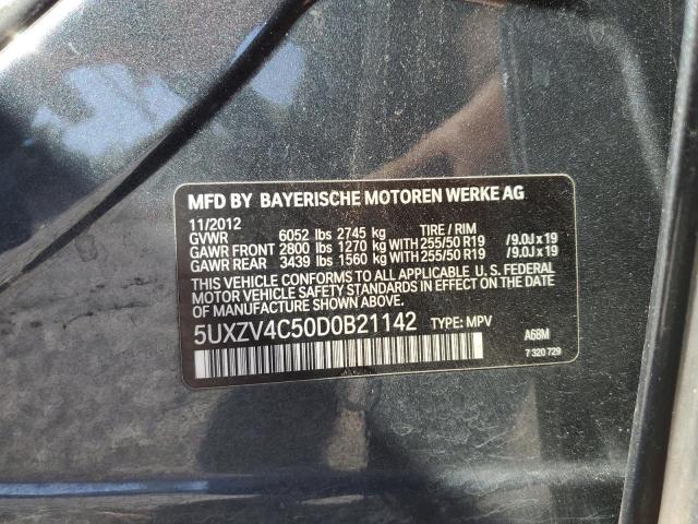 Photo 10 from auction – 2013 BMW X5 XDRIVE3 with VIN 5UXZV4C50D0B21142