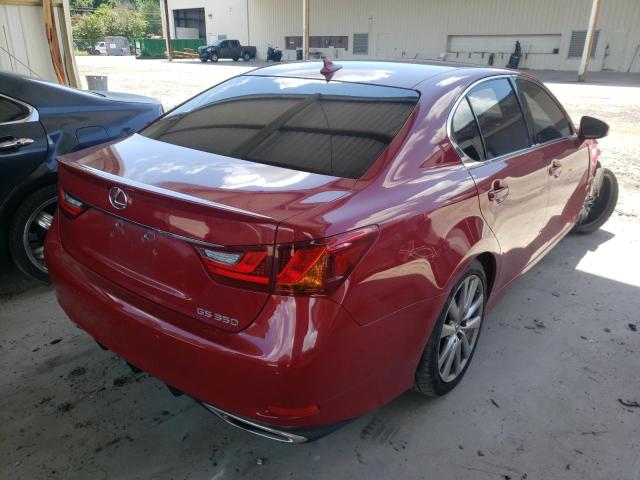 Photo 4 from auction – 2013 LEXUS GS 350 with VIN JTHBE1BL5D5019979