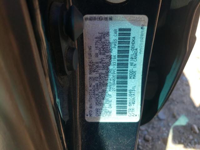 Photo 10 from auction – 1997 TOYOTA COROLLA BA with VIN 2T1BA02E9VC193194