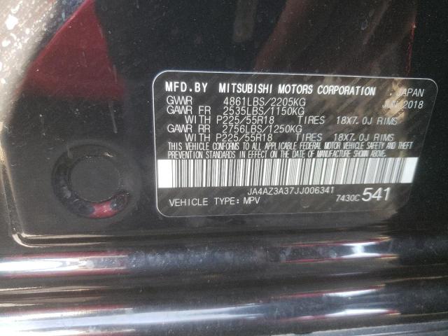 Photo 10 from auction – 2018 MITSUBISHI OUTLANDER with VIN JA4AZ3A37JJ006341
