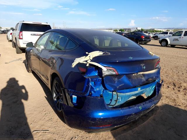 Photo 3 from auction – 2021 TESLA MODEL 3 with VIN 5YJ3E1EA2MF092306