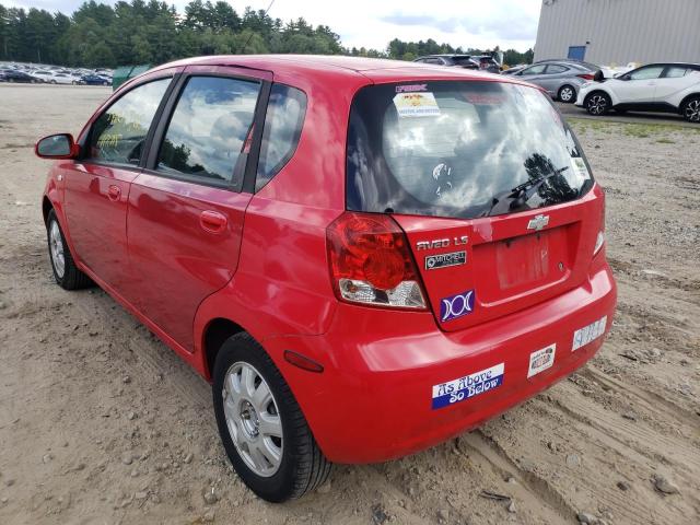 Photo 3 from auction – 2005 CHEVROLET AVEO BASE with VIN KL1TD626X5B455009