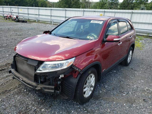 Photo 2 from auction – 2014 KIA SORENTO LX with VIN 5XYKTCA61EG540690