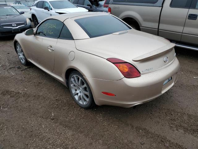 Photo 3 from auction – 2003 LEXUS SC 430 with VIN JTHFN48Y930036740