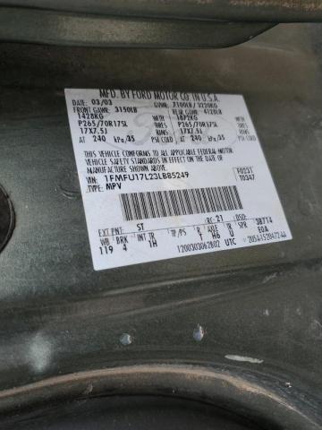 Photo 10 from auction – 2003 FORD EXPEDITION with VIN 1FMFU17L23LB85249