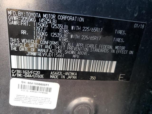 Photo 10 from auction – 2018 TOYOTA RAV4 ADVEN with VIN JTMWFREV9JD115661