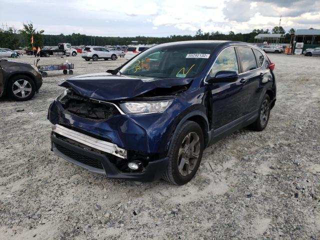 Photo 2 from auction – 2017 HONDA CR-V EXL with VIN 7FARW1H85HE013625