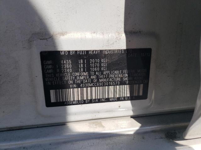 Photo 10 from auction – 2014 SUBARU LEGACY 2.5 with VIN 4S3BMCC69E3016573