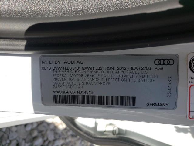 Photo 10 from auction – 2017 AUDI A6 PREMIUM with VIN WAUG8AFC6HN014513