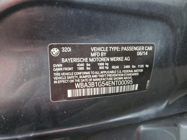 Photo 10 from auction – 2014 BMW 320 I with VIN WBA3B1G54ENT00095
