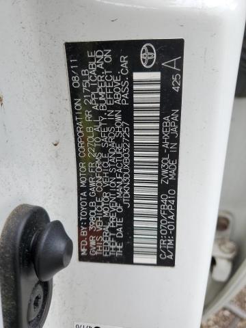 Photo 10 from auction – 2011 TOYOTA PRIUS with VIN JTDKN3DUXB0327257