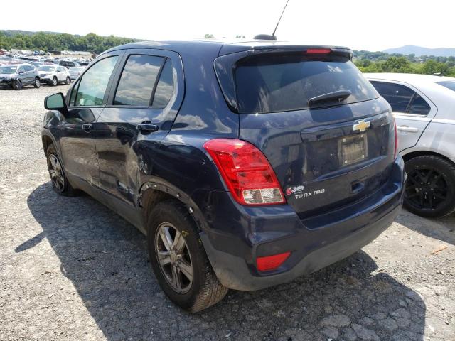 Photo 3 from auction – 2019 CHEVROLET TRAX LS with VIN 3GNCJNSB1KL228320
