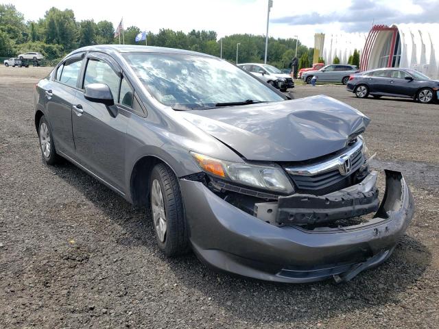 HONDA CIVIC LX 2012 with VIN 2HGFB2F58CH324964 - Photo from auction