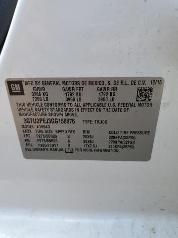 Photo 10 from auction – 2016 GMC SIERRA K15 with VIN 3GTU2PEJ3GG158876