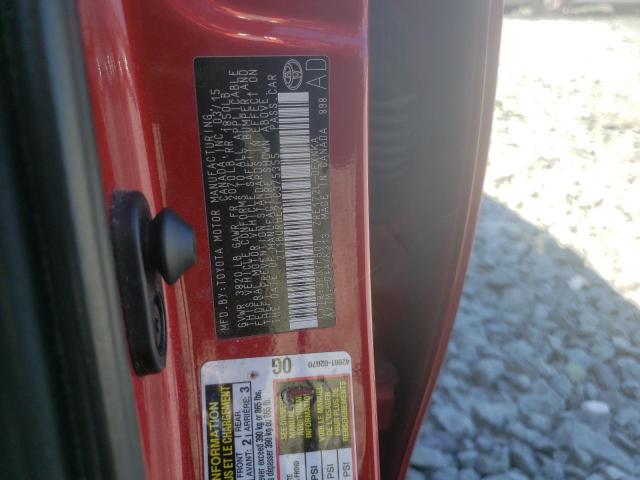 Photo 10 from auction – 2015 TOYOTA COROLLA L with VIN 2T1BURHE2FC375355
