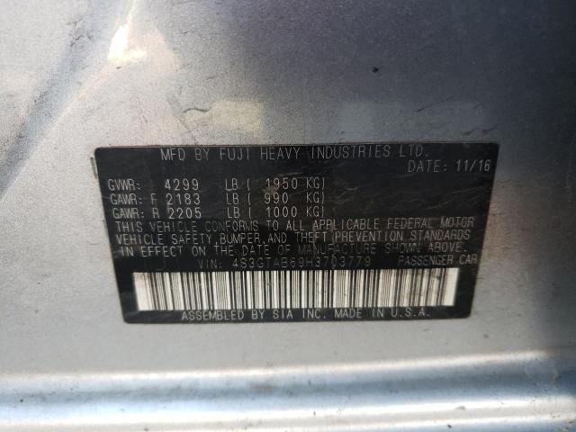 Photo 10 from auction – 2017 SUBARU IMPREZA PR with VIN 4S3GTAB69H3703779