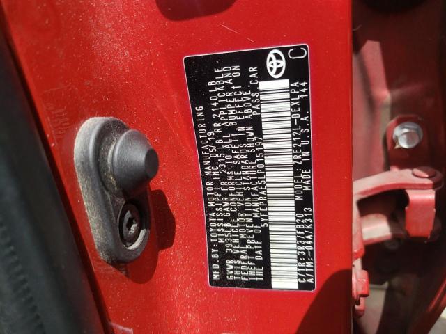Photo 10 from auction – 2020 TOYOTA COROLLA LE with VIN 5YFEPRAE5LP015197