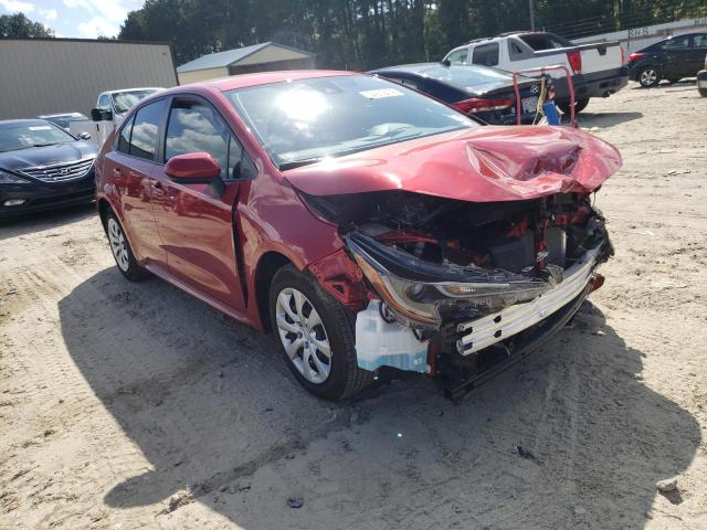 TOYOTA COROLLA LE 2021 with VIN JTDEPMAE9MJ189332 - Photo from auction