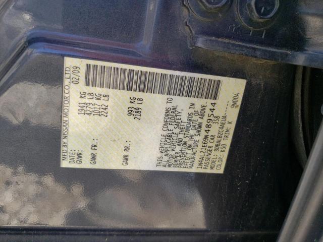 Photo 10 from auction – 2009 NISSAN ALTIMA with VIN 1N4AL21E69N489544