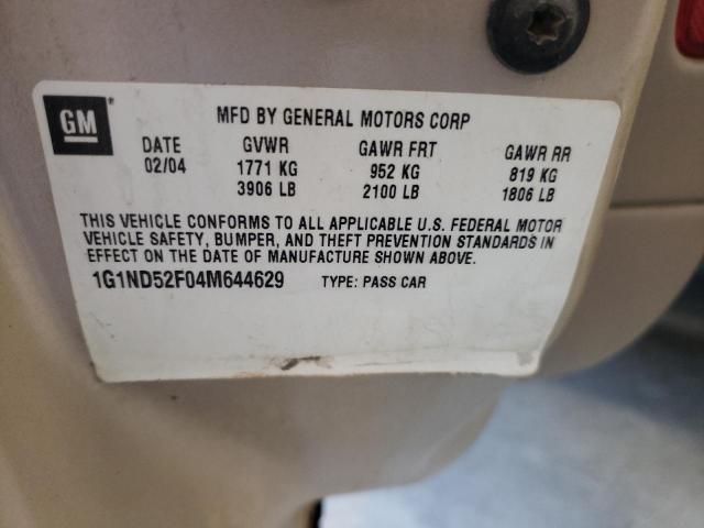 Photo 10 from auction – 2004 CHEVROLET MALIBU with VIN 1G1ND52F04M644629