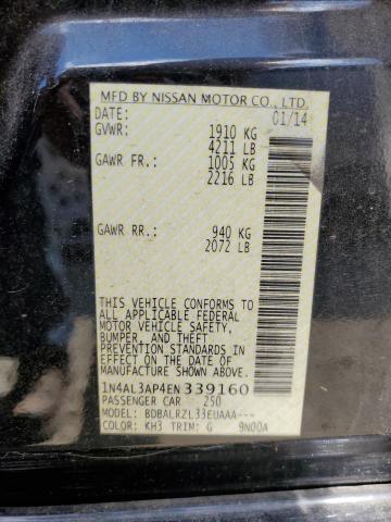 Photo 10 from auction – 2014 NISSAN ALTIMA 2.5 with VIN 1N4AL3AP4EN339160