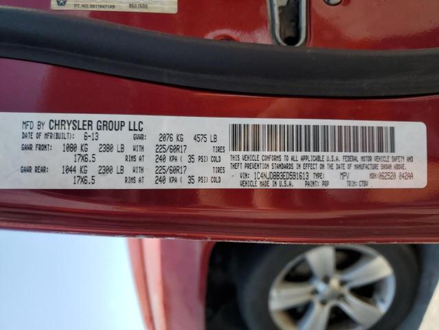 Photo 10 from auction – 2014 JEEP COMPASS SP with VIN 1C4NJDBB3ED591613