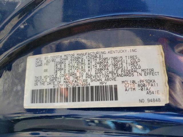 Photo 10 from auction – 2002 TOYOTA SIENNA CE with VIN 4T3ZF19C72U474664