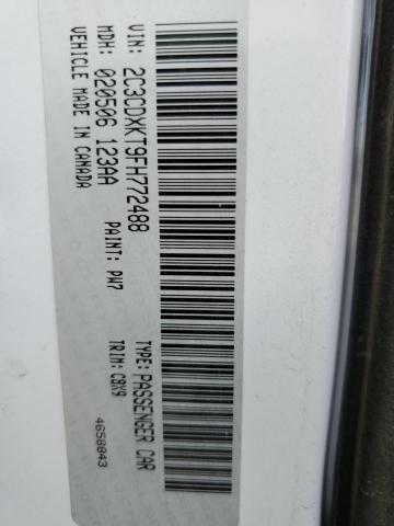 Photo 10 from auction – 2015 DODGE CHARGER PO with VIN 2C3CDXKT9FH772488